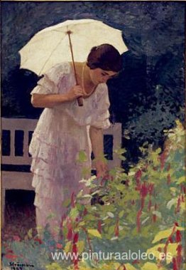 mujer con paraguas mujer con paraguas