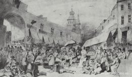 El mercado en Moscú El mercado en Moscú