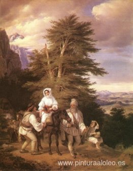 Familia rumana yendo a la feria Familia rumana yendo a la feria
