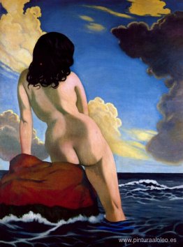 Bañista, cielo tormentoso Bañista, cielo tormentoso
