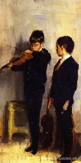 La lección de violín La lección de violín
