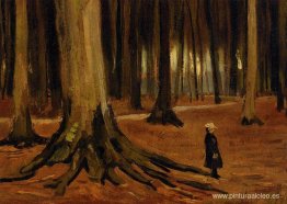 chica en el bosque chica en el bosque