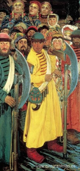 Están llegando (Moscovitas observando la entrada de una embajada Están llegando (Moscovitas observando la entrada de una embajada