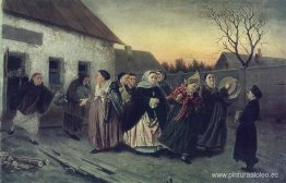 En vísperas de la despedida de soltera. La novia del baño. En vísperas de la despedida de soltera. La novia del baño.