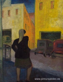 MUJER CRUZANDO LA CALLE MUJER CRUZANDO LA CALLE