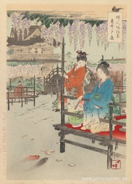 Impresión de la serie Costumbres y modales de las mujeres. Impresión de la serie Costumbres y modales de las mujeres.