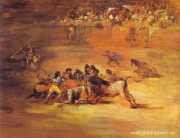 Escena de una corrida de toros Escena de una corrida de toros