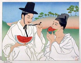 Les Pasteques Jo-hoku-ri, Coree Les Pasteques Jo-hoku-ri, Coree