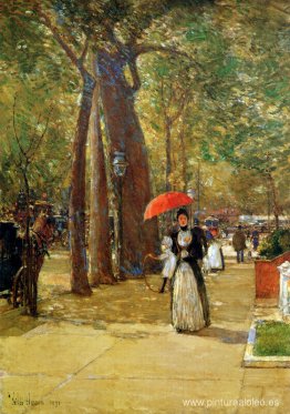 Hassam Childe Quinta avenida en Washington Square Sun Hassam Childe Quinta avenida en Washington Square Sun