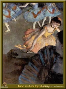 Un ballet visto desde el palco de la ópera Un ballet visto desde el palco de la ópera