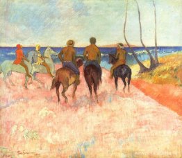 Jinetes en la playa Jinetes en la playa