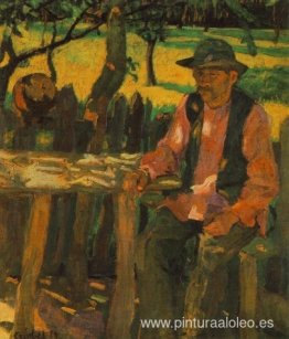 campesino sentado campesino sentado