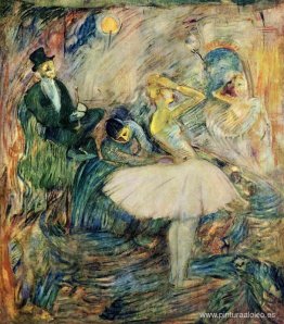 La bailarina en su camerino La bailarina en su camerino