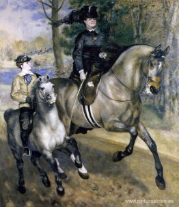 Cabalgando en el Bois de Boulogne (Madame Henriette Darras o The Cabalgando en el Bois de Boulogne (Madame Henriette Darras o The