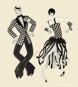 Pareja de charlestón Pareja de charlestón