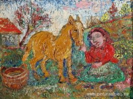 mujer con caballo mujer con caballo