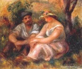 pareja sentada pareja sentada