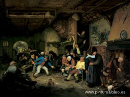 Campesinos bailando en una taberna Campesinos bailando en una taberna