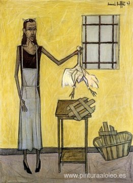 mujer gallina mujer gallina