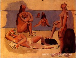 Cinco bañistas Cinco bañistas