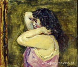 La mujer frente a un espejo La mujer frente a un espejo