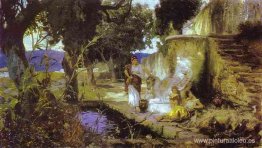 junto a una piscina junto a una piscina