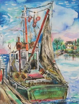 Barco de pesca, Rockport Barco de pesca, Rockport