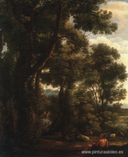 paisaje con cabrero paisaje con cabrero