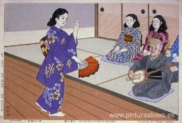 Lección de baile japonés. Lección de baile japonés.