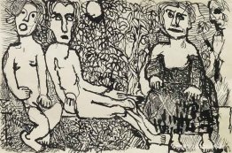 Mujeres en un banco Mujeres en un banco