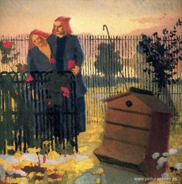 Dos niñas y una colmena Dos niñas y una colmena