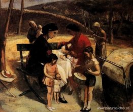 Niñeras en el Jardín Nacional Niñeras en el Jardín Nacional