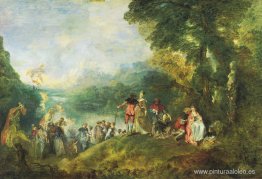 El embarque hacia Citera El embarque hacia Citera