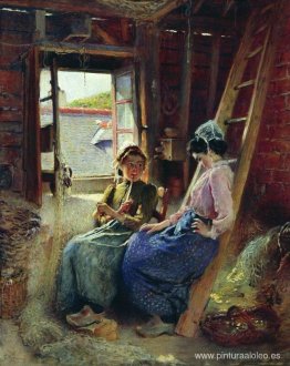 Dos mujeres bretonas Dos mujeres bretonas