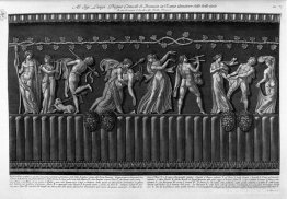 Bajorrelieve tallado en un jarrón de mármol en el actual Palacio Bajorrelieve tallado en un jarrón de mármol en el actual Palacio