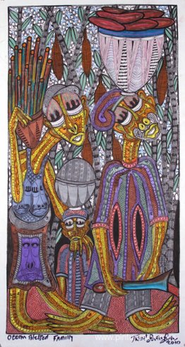 Familia bendecida por el océano Familia bendecida por el océano