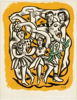 Los bailarines (fondo amarillo) Los bailarines (fondo amarillo)