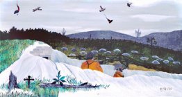 Pelea de perros por las trincheras Pelea de perros por las trincheras