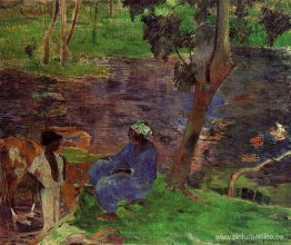 en el estanque en el estanque