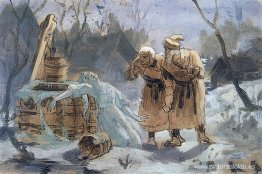 Doncella de nieve derritiéndose Doncella de nieve derritiéndose