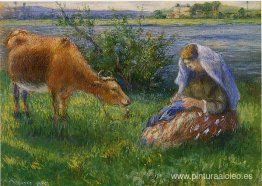 Pastor de vacas, Pontoise Pastor de vacas, Pontoise