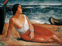 mujer en la playa mujer en la playa