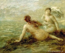 Bañistas junto al mar Bañistas junto al mar