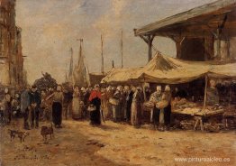 Trouville, mercado de pescado Trouville, mercado de pescado