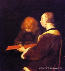 La lección de lectura La lección de lectura