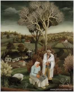 Descansando bajo el árbol Descansando bajo el árbol