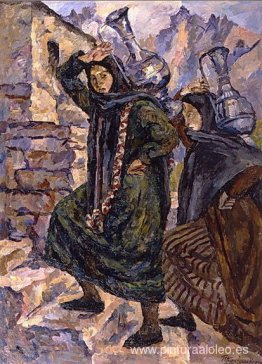 Dos georgianos con cántaros ('Todos los días para encender Aragv Dos georgianos con cántaros ('Todos los días para encender Aragv