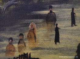 Fiesta junto al río Tskheniszkali (fragmento) Fiesta junto al río Tskheniszkali (fragmento)