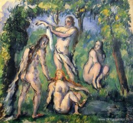 cuatro bañistas cuatro bañistas