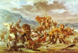 caza del león caza del león